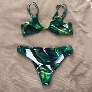 Palm Print Bikini
